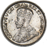 1918 Canada 10 Cents - George V Silver Coin - Very Nice