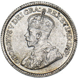 1918 Canada 5 Cents - George V Silver Coin - Very Nice