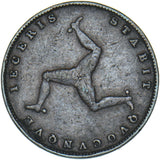 1839 Isle Of Man Farthing - Copper Coin