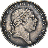 1813 Ireland 10 Pence Bank Token - George III Silver Coin - Nice