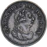 1806 Ireland Farthing - George III Copper Coin - Nice