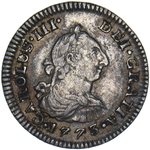 1773 Mexico 1/2 Real - Charles III Silver Coin - Very Nice