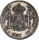 1807 Mexico 1/2 Real - Charles IV Silver Coin - Very Nice