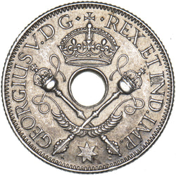 1935 New Guinea Shilling - George V Silver Coin - Very Nice