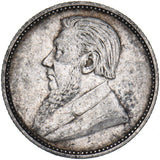 1897 South Africa Sixpence - Silver Coin - Nice