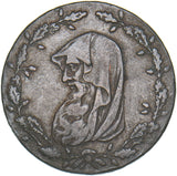 1789 Anglesey Mines Druid’s Head Copper Halfpenny Token - Very Nice