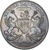 1792 Exeter Copper Halfpenny Token - Devonshire D&H 2 - Very Nice