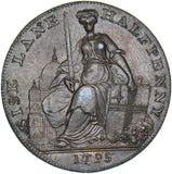 1795 Davidon’s Sise Lane Copper Halfpenny Token - Middlesex D&H 295 - Very Nice