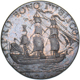 1791 Glasgow Copper Halfpenny Token - Lanarkshire D&H 8a - Very Nice
