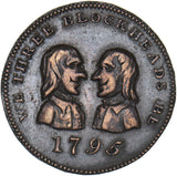 1795 Sir Jeffery Dunstan Copper Farthing Token - Middlesex D&H 1056 - Nice