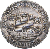 1811 Bilston Rushbury and Woolley Silver Shilling Token - Nice