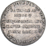 1811 Haverfordwest Silver Shilling Token - Nice