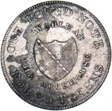 1811 Birmingham Workhouse Silver Shilling Token - Very Nice