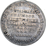 1811 Newark Town Hall Silver Shilling Token (Ex-Mount)