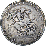 1819 LIX Crown - George III British Silver Coin