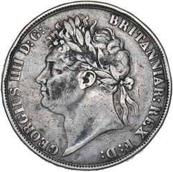 1821 Crown - George IV British Silver Coin
