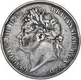 1821 Crown - George IV British Silver Coin