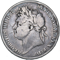 1821 Crown - George IV British Silver Coin