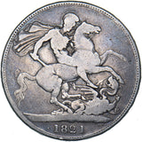 1821 Crown - George IV British Silver Coin