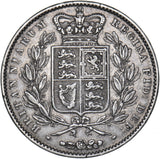 1845 Crown - Victoria British Silver Coin - Nice
