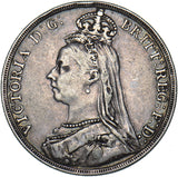 1892 Crown - Victoria British Silver Coin - Nice