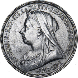 1893 LVI Crown - Victoria British Silver Coin