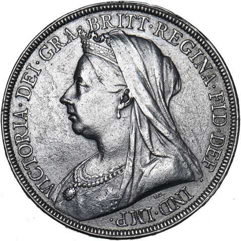 1893 LVI Crown - Victoria British Silver Coin