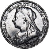 1893 LVI Crown - Victoria British Silver Coin