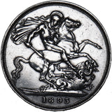 1893 LVI Crown - Victoria British Silver Coin