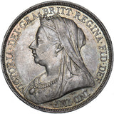 1893 LVI Crown - Victoria British Silver Coin - Nice