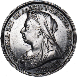 1893 LVI Crown - Victoria British Silver Coin