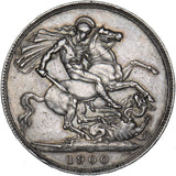1900 LXIV Crown - Victoria British Silver Coin - Very Nice