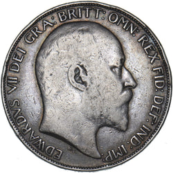 1902 Crown - Edward VII British Silver Coin