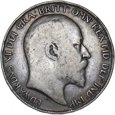1902 Crown - Edward VII British Silver Coin