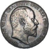 1902 Matt Proof Crown - Edward VII British Silver Coin - Superb