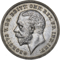 1935 Crown - George V British Silver Coin - Very Nice