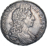 1700 Halfcrown (DVODECIMO) - William III British Silver Coin - Nice