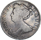 1708 E Halfcrown (Edinburgh Mint) - Anne British Silver Coin