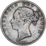 1881 Halfcrown - Victoria British Silver Coin - Nice