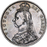 1888 Halfcrown - Victoria British Silver Coin - Very Nice