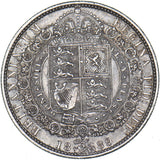 1889 Halfcrown - Victoria British Silver Coin - Very Nice