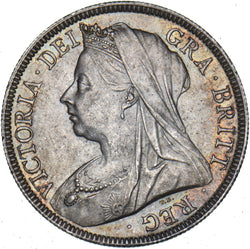 1897 Halfcrown - Victoria British Silver Coin - Superb