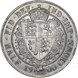 1900 Halfcrown - Victoria British Silver Coin - Very Nice