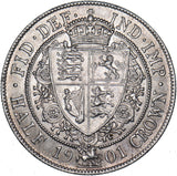 1901 Halfcrown - Victoria British Silver Coin - Very Nice
