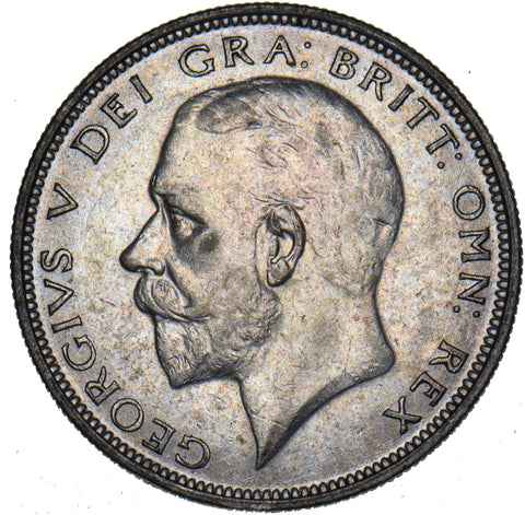 1927 Halfcrown - George V British Silver Coin - Very Nice