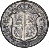 1927 Halfcrown - George V British Silver Coin - Very Nice