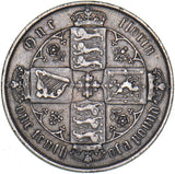 1876 Gothic Florin - Victoria British Silver Coin