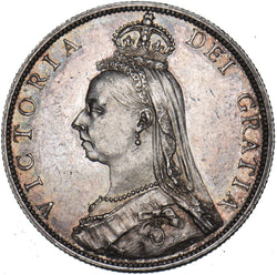 1888 Florin - Victoria British Silver Coin - Superb