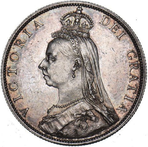 1888 Florin - Victoria British Silver Coin - Superb