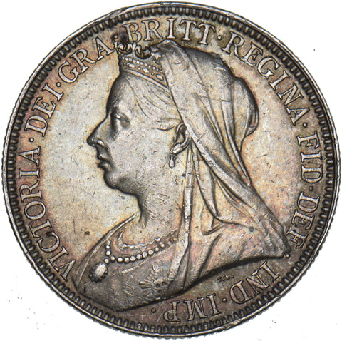 1900 Florin - Victoria British Silver Coin - Very Nice